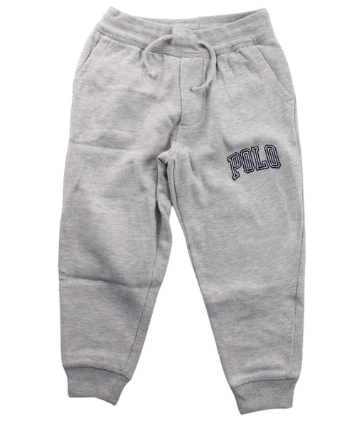 A Grey Sweatpants from Polo Ralph Lauren in size 3T for boy. (Front View)