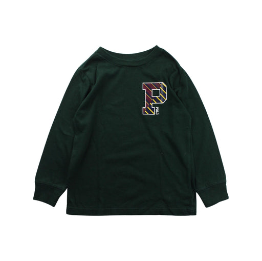 A Green Crewneck Sweatshirts from Polo Ralph Lauren in size 3T for boy. (Front View)