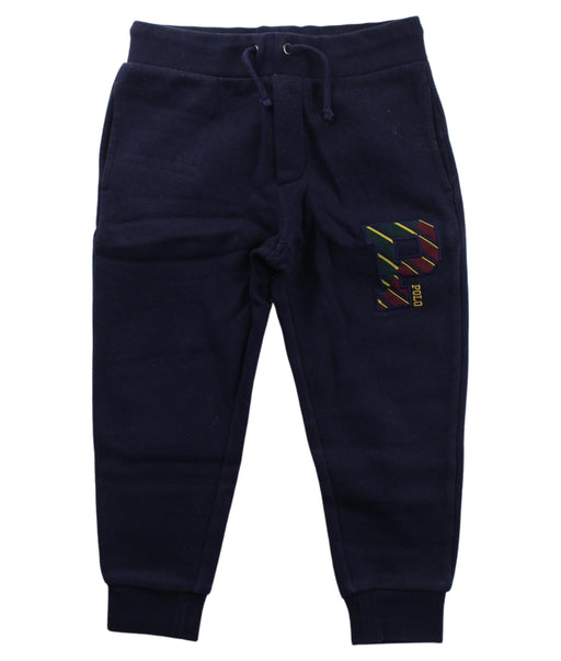 A Blue Sweatpants from Polo Ralph Lauren in size 3T for boy. (Front View)