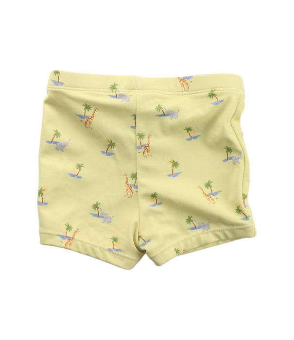 A Yellow Swim Shorts from Janie & Jack in size 6-12M for neutral. (Back View)