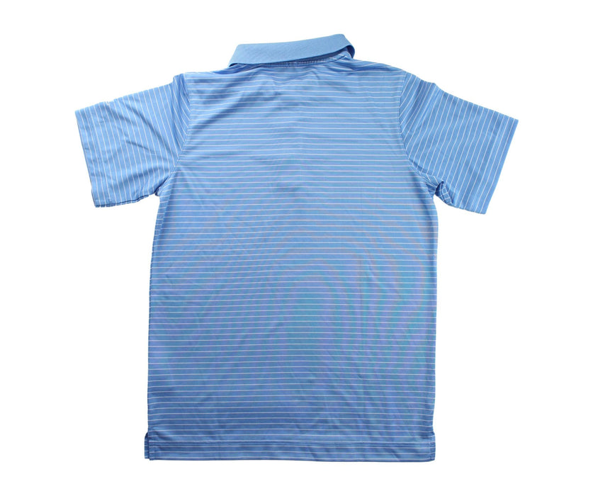 A Blue Short Sleeve Polos from Nike in size 10Y for boy. (Back View)