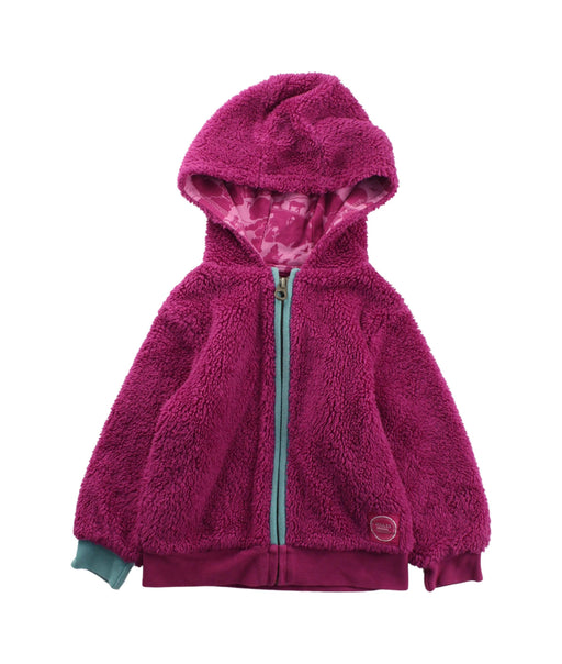A Pink Lightweight Jackets from Joules in size 12-18M for girl. (Front View)
