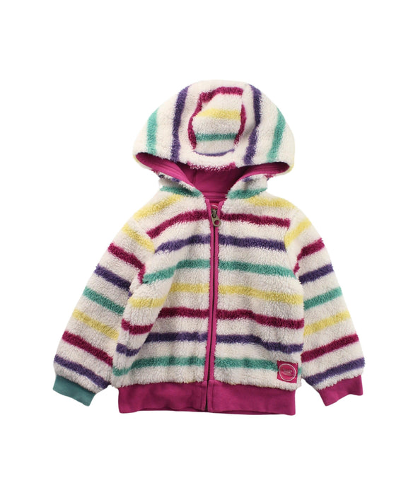 A White Lightweight Jackets from Joules in size 12-18M for boy. (Front View)