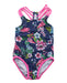 A Blue Swimsuits from Monsoon in size 3T for girl. (Front View)