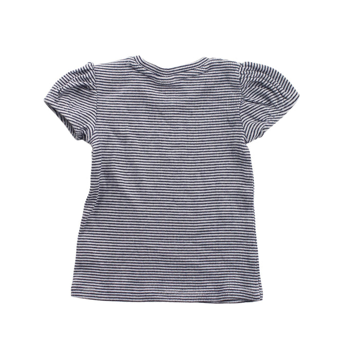 A Blue Short Sleeve Tops from Seed in size 3-6M for girl. (Back View)