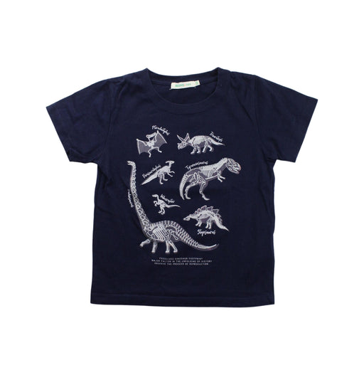 A Blue Short Sleeve T Shirts from BEAMS in size 4T for boy. (Front View)