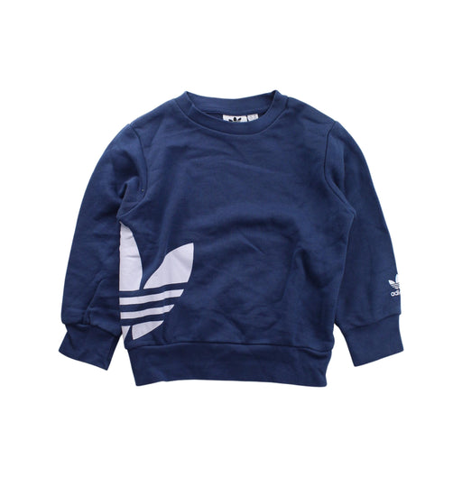 A Blue Crewneck Sweatshirts from Adidas in size 3T for boy. (Front View)