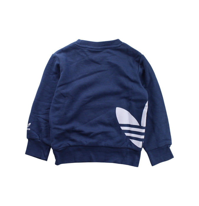 A Blue Crewneck Sweatshirts from Adidas in size 3T for boy. (Back View)