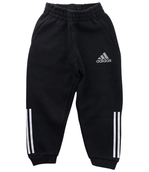 A Black Sweatpants from Adidas in size 3T for boy. (Front View)