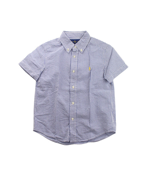 A Blue Short Sleeve Shirts from Ralph Lauren in size 5T for boy. (Front View)