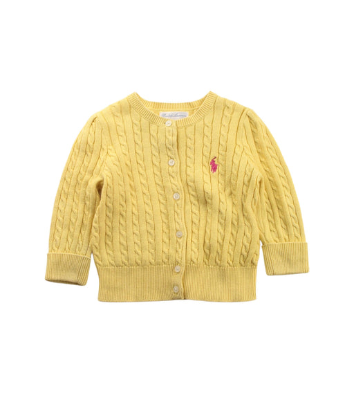 A Yellow Cardigans from Ralph Lauren in size 6-12M for boy. (Front View)