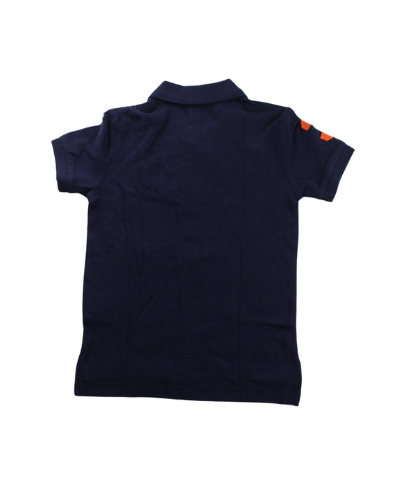 A Blue Short Sleeve Polos from Polo Ralph Lauren in size 4T for boy. (Back View)