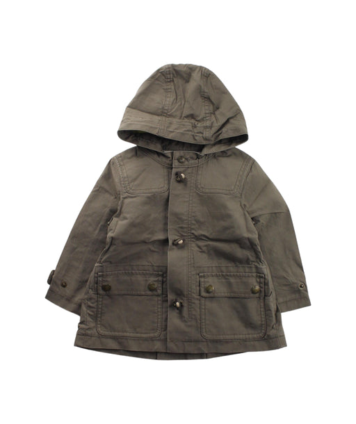 A Brown Lightweight Jackets from Burberry in size 6-12M for boy. (Front View)