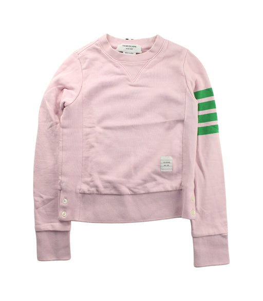 A Pink Crewneck Sweatshirts from Thom Browne in size 12Y for girl. (Front View)