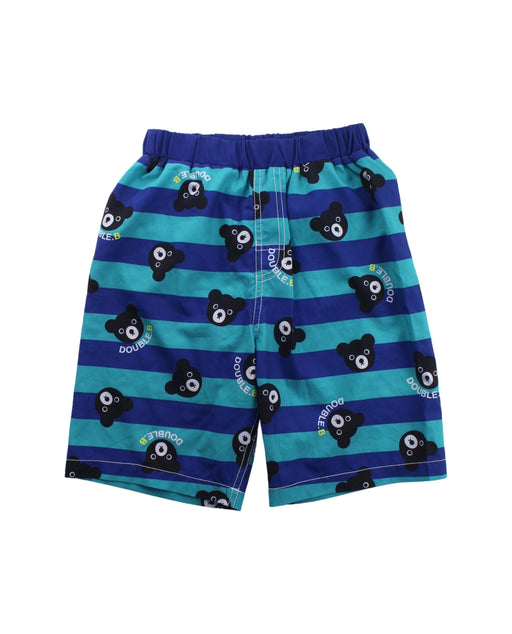 A Blue Shorts from Miki House in size 10Y for boy. (Front View)