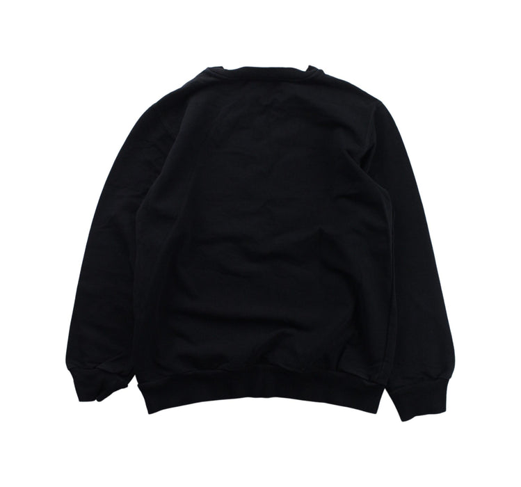 A Black Crewneck Sweatshirts from Moschino in size 10Y for boy. (Back View)