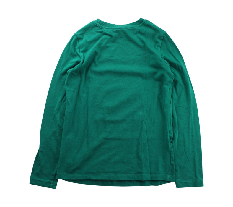 A Green Long Sleeve T Shirts from Moschino in size 10Y for boy. (Back View)