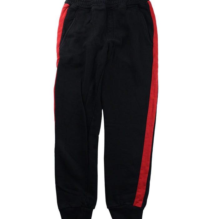 A Black Sweatpants from Neil Barrett Kids in size 10Y for boy. (Front View)