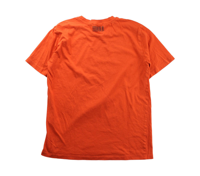 A Orange Short Sleeve T Shirts from Neil Barrett Kids in size 12Y for boy. (Back View)