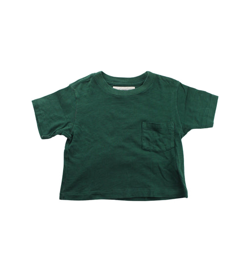 A Green Short Sleeve T Shirts from FITH in size 7Y for girl. (Front View)