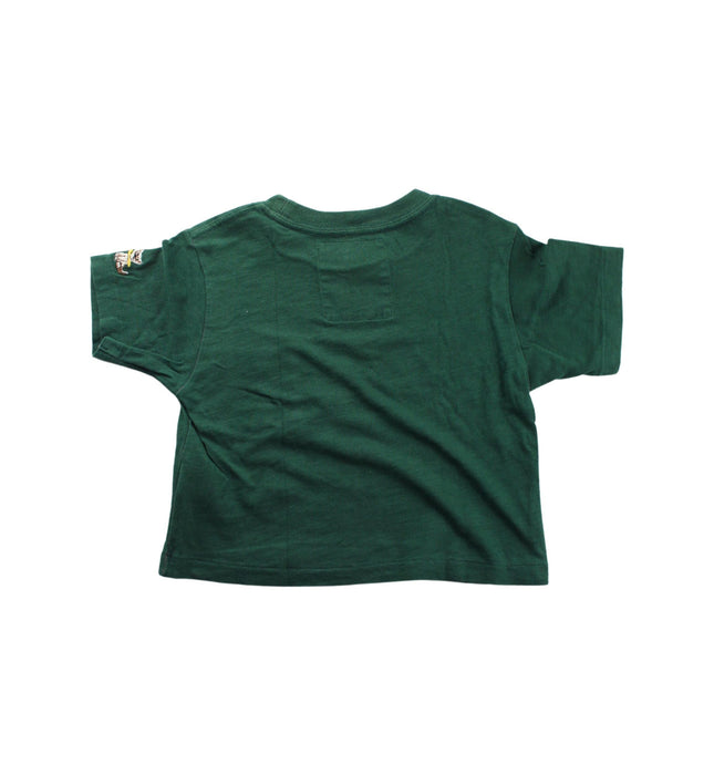 A Green Short Sleeve T Shirts from FITH in size 7Y for girl. (Back View)