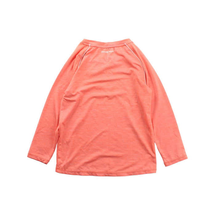 A Orange Long Sleeve T Shirts from Moody Tiger in size 4T for neutral. (Back View)