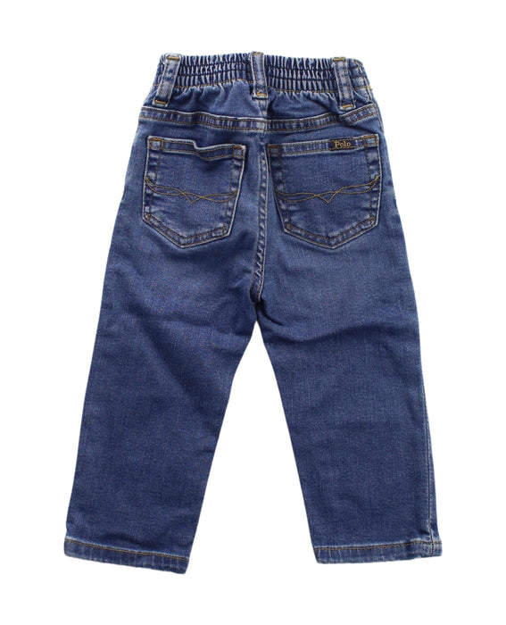 A Blue Jeans from Polo Ralph Lauren in size 12-18M for boy. (Back View)