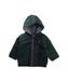 A Blue Puffer/Quilted Jackets from Petit Bateau in size 6-12M for boy. (Front View)