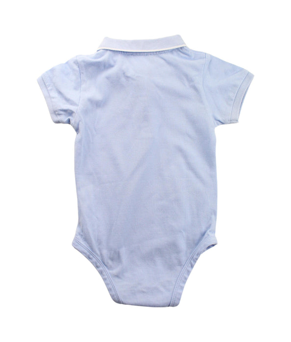 A Blue Short Sleeve Bodysuits from Jacadi in size 3T for boy. (Back View)