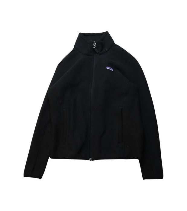 A Black Lightweight Jackets from Patagonia in size 10Y for neutral. (Front View)