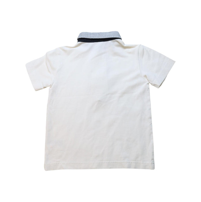 A Multicolour Short Sleeve Polos from Momonittu in size 6T for boy. (Back View)