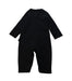 A Black Long Sleeve Jumpsuits from Chickeeduck in size 12-18M for neutral. (Back View)