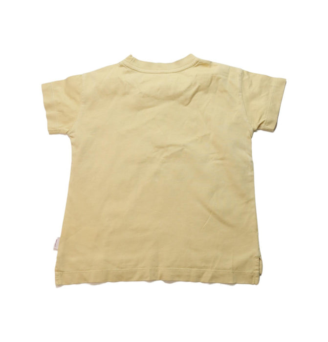 A Yellow Short Sleeve T Shirts from Tinycottons in size 2T for neutral. (Back View)