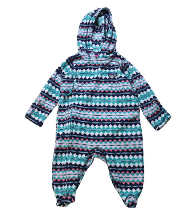 A Multicolour Onesies from Patagonia in size 3-6M for neutral. (Front View)