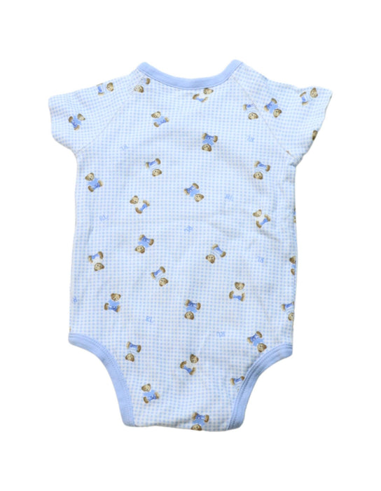 A Multicolour Short Sleeve Bodysuits from Ralph Lauren in size 3-6M for neutral. (Back View)