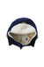 A White Winter Hats from Chicco in size 6-12M for neutral. (Front View)