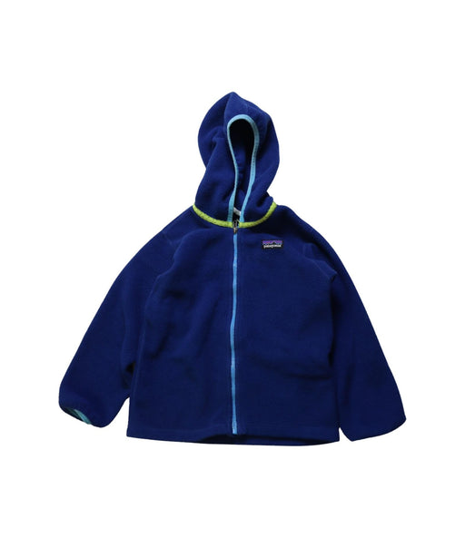 A Blue Lightweight Jackets from Patagonia in size 4T for boy. (Front View)