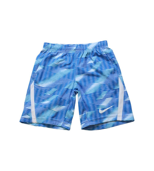 A Blue Shorts from Nike in size 7Y for boy. (Front View)