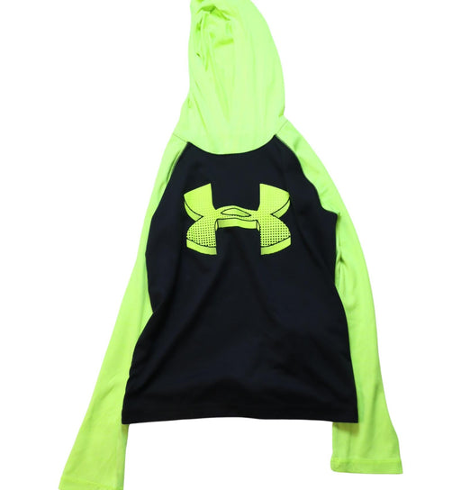 A Green Long Sleeve Tops from Under Armour in size 8Y for boy. (Front View)