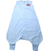 A Blue Sleepsacs from HALO in size 4T for neutral. (Front View)