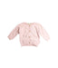 A Pink Cardigans from Message in the Bottle in size 0-3M for girl. (Front View)