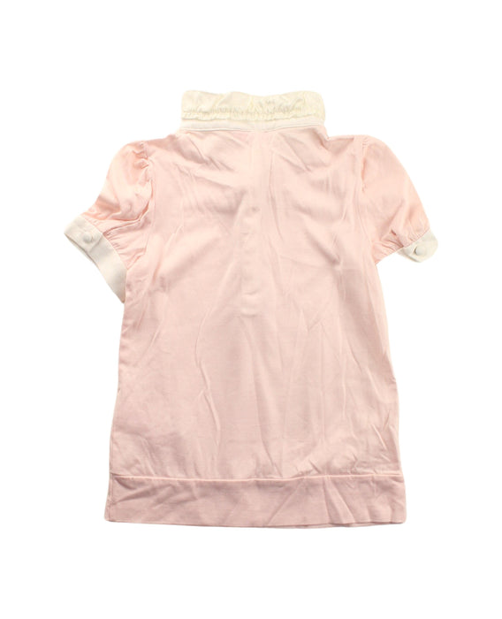 A Pink Short Sleeve Polos from Nicholas & Bears in size 6T for girl. (Back View)