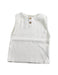 A White Sleeveless Tops from Message in the Bottle in size 0-3M for neutral. (Front View)