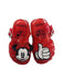 A Red Sandals from Mini Melissa in size 18-24M for girl. (Back View)