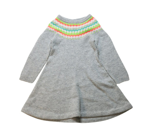 A Multicolour Sweater Dresses from Jacadi in size 4T for girl. (Front View)