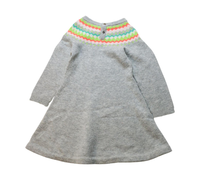 A Multicolour Sweater Dresses from Jacadi in size 4T for girl. (Back View)