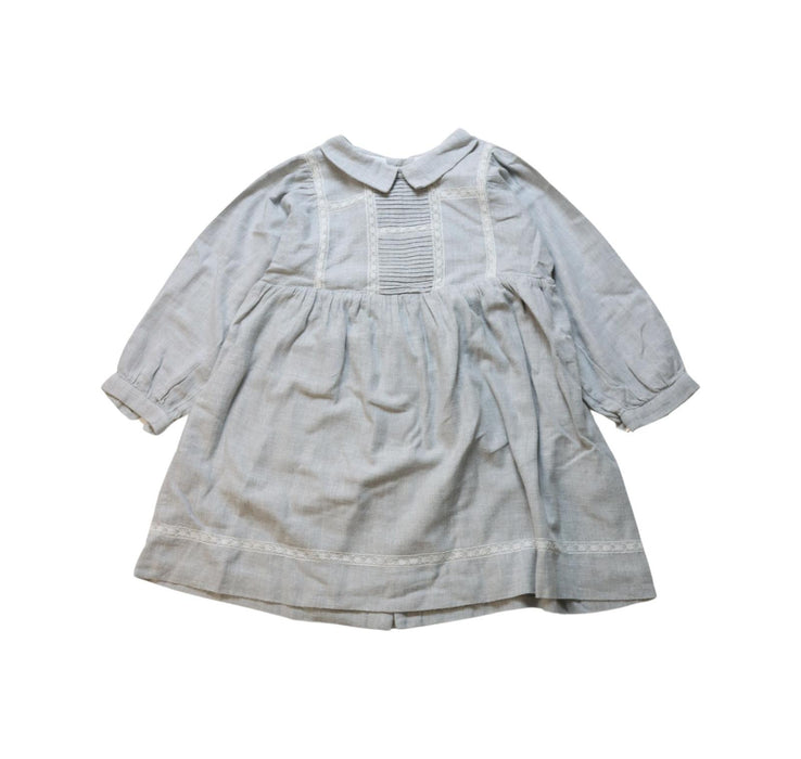 A Grey Long Sleeve Dresses from Bonpoint in size 3T for girl. (Front View)
