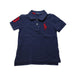 A Navy Short Sleeve Polos from Polo Ralph Lauren in size 4T for boy. (Front View)