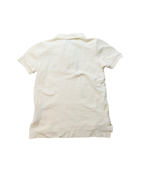 A White Short Sleeve Polos from Polo Ralph Lauren in size 4T for boy. (Back View)