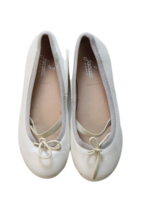 A Ivory Flats from Jacadi in size 4T for girl. (Back View)